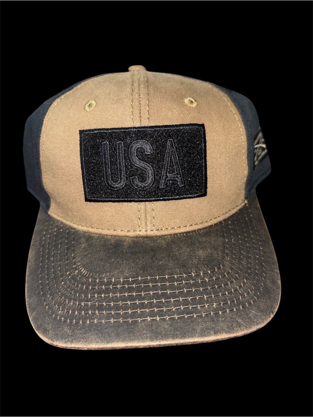 Grunt Style USA Patch Brown & Black Baseball Hat